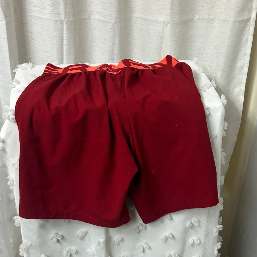 Under Armour Women's Crimson Athletic Shorts - Picture 4 of 4